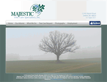 Tablet Screenshot of majestictree.com